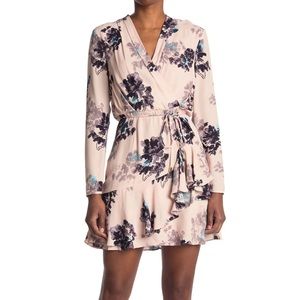 Reiss Anja floral surplice long sleeveless dress NWT